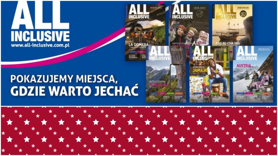 All Inclusive (53): reportaż z Bornholmu, Wysp Owczych i Grenlandii Kwartalnik All Inclusive banner (c) panpodroznik.com