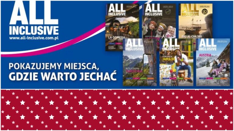 All Inclusive (53): reportaż z Bornholmu, Wysp Owczych i Grenlandii Kwartalnik All Inclusive banner (c) panpodroznik.com
