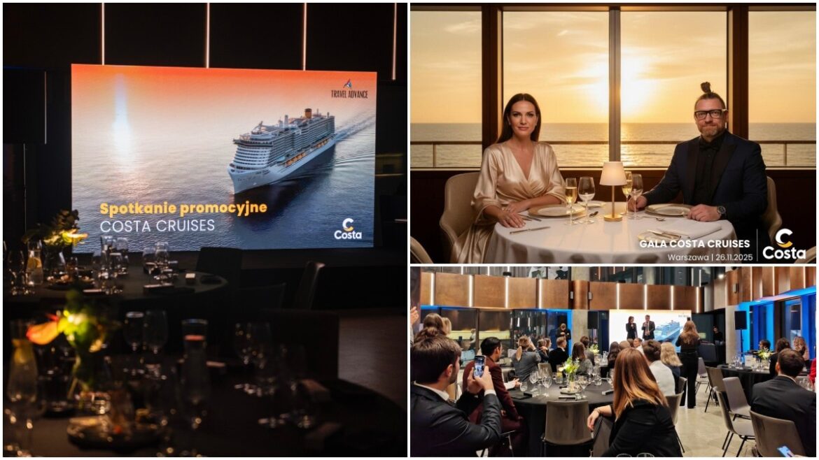 Morska przygoda, emocje i wypoczynek. Costa Cruises podkręca tempo rozwoju na polskim rynku (relacja) Costa Cruises banner (c) panpodroznik.com