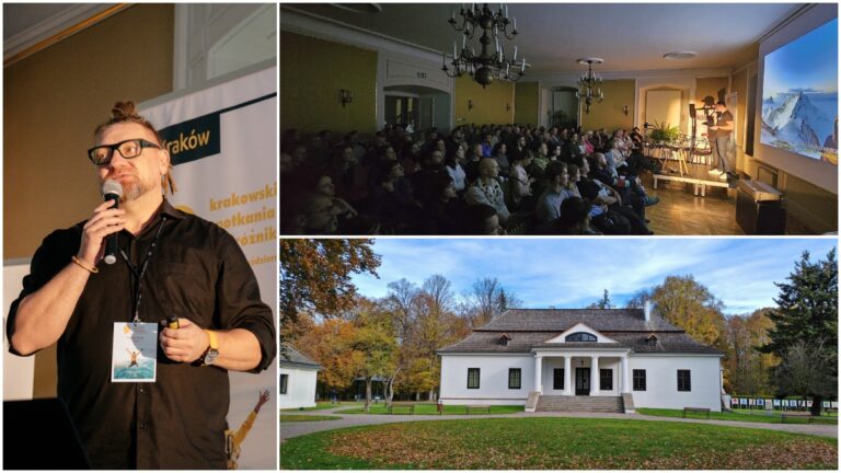 9. Krakowskie Spotkania Podróżników banner (c) kolosy.pl, panpodroznik.com