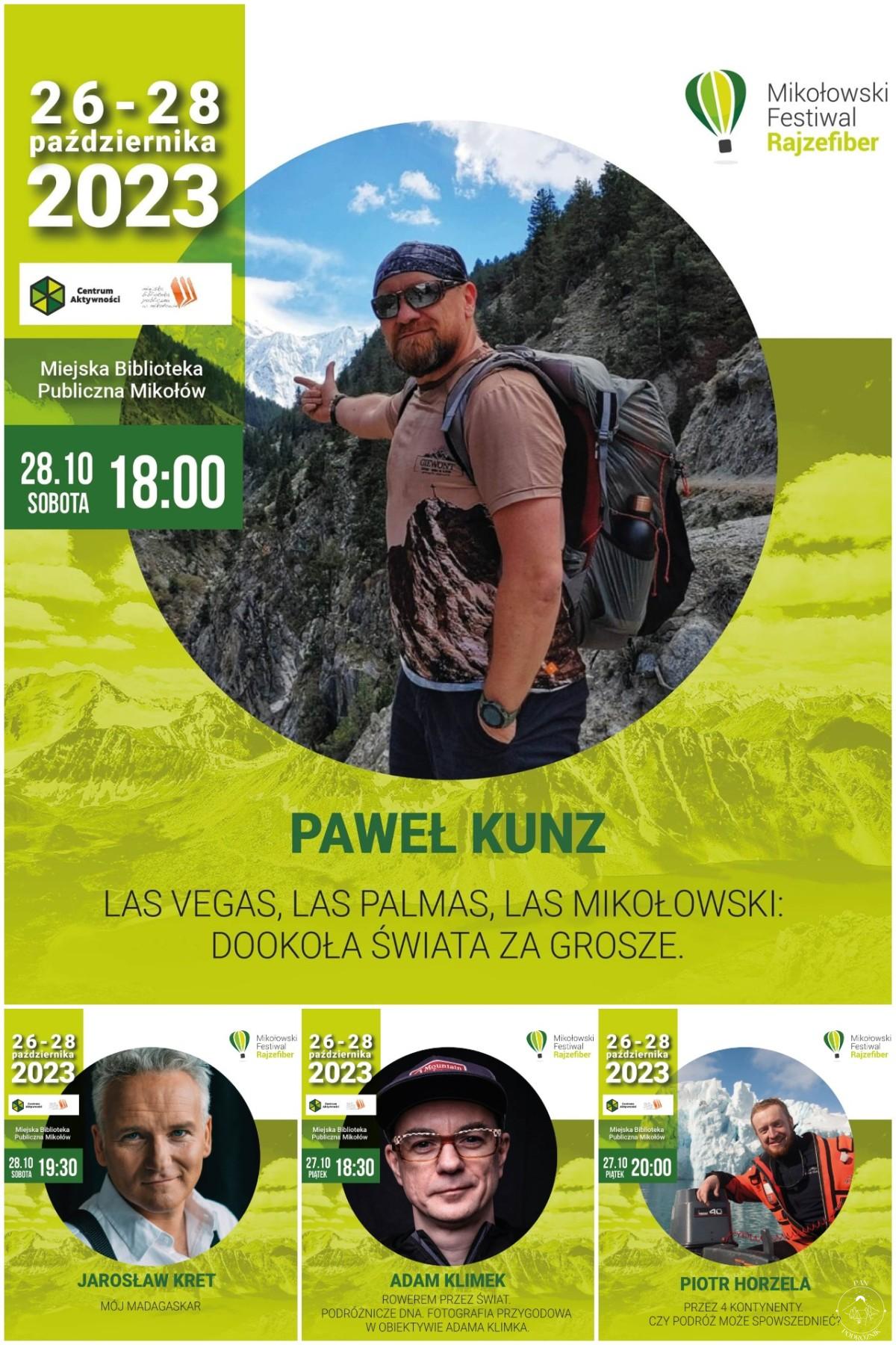 Mikołowski Festiwal Rajzefiber 2023 banner (c) panpodroznik.com