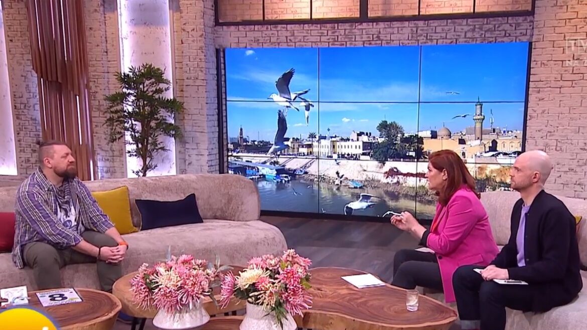 Telewizja: O podróży po Iraku na żywo w TVP „Pytanie na śniadanie” Pytanie na Śniadanie antena o Iraku banner (c) panpodroznik.com