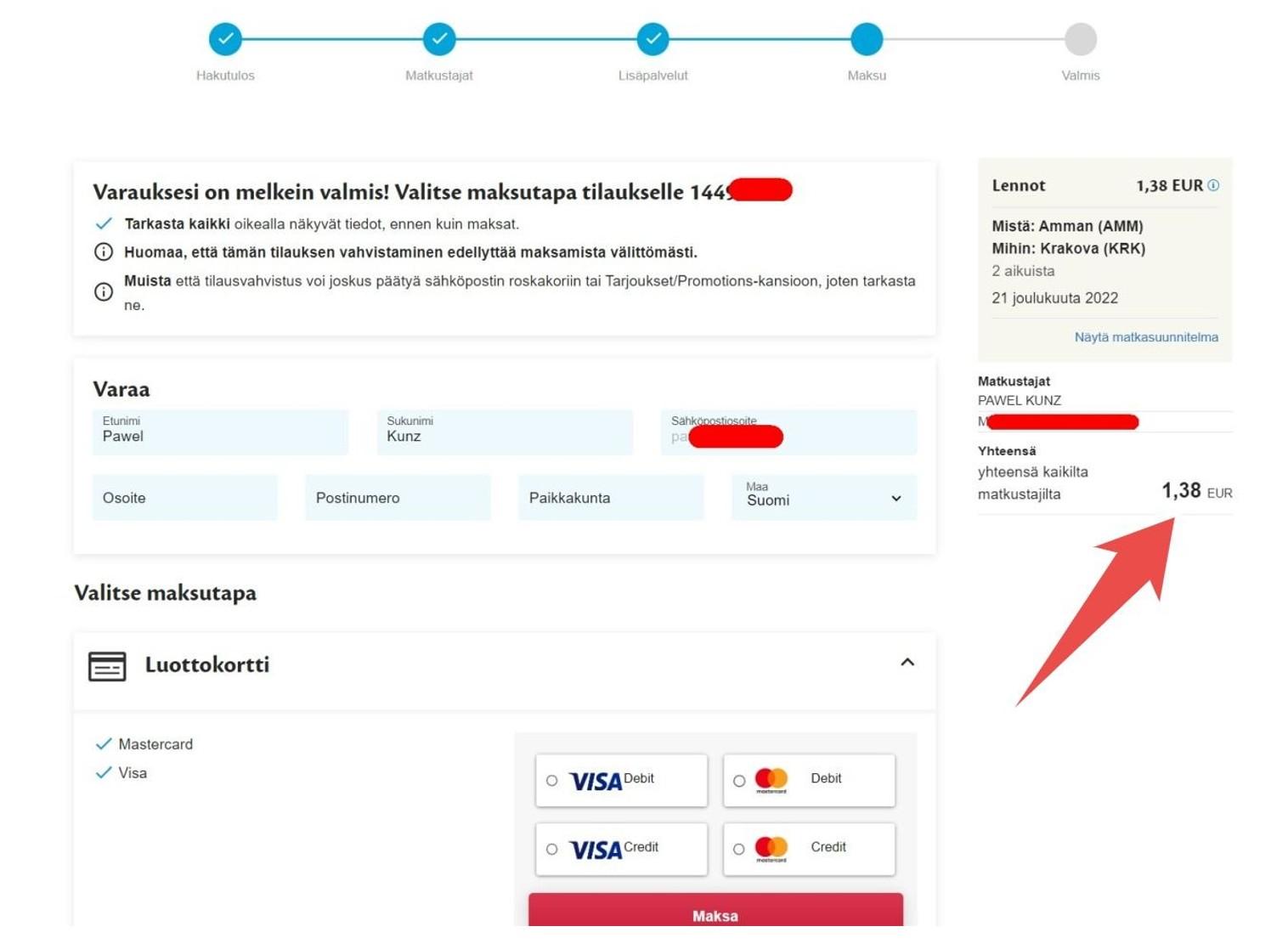 Bilet Amman - Kraków (c) panpodroznik.com