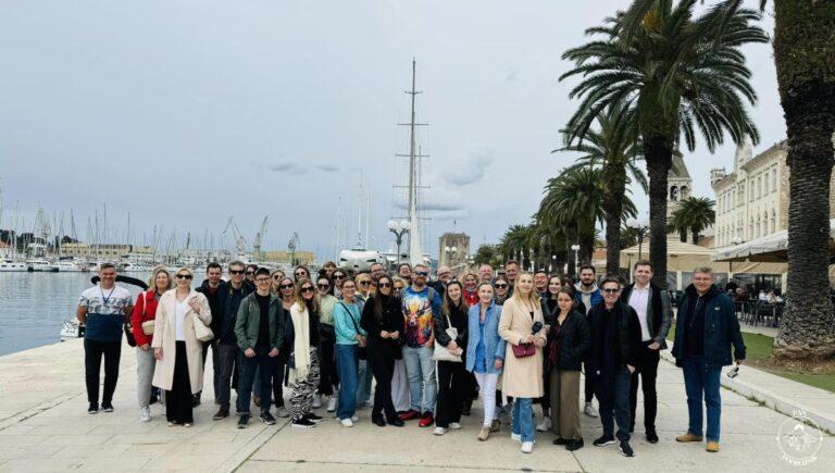 Chorwacja: otwarcie sezonu 2024. Press tour + zwiedzanie Splitu i Trogiru Study tour PLL LOT i Chorwackiej Wspólnoty Turystycznej (c) panpodroznik.com