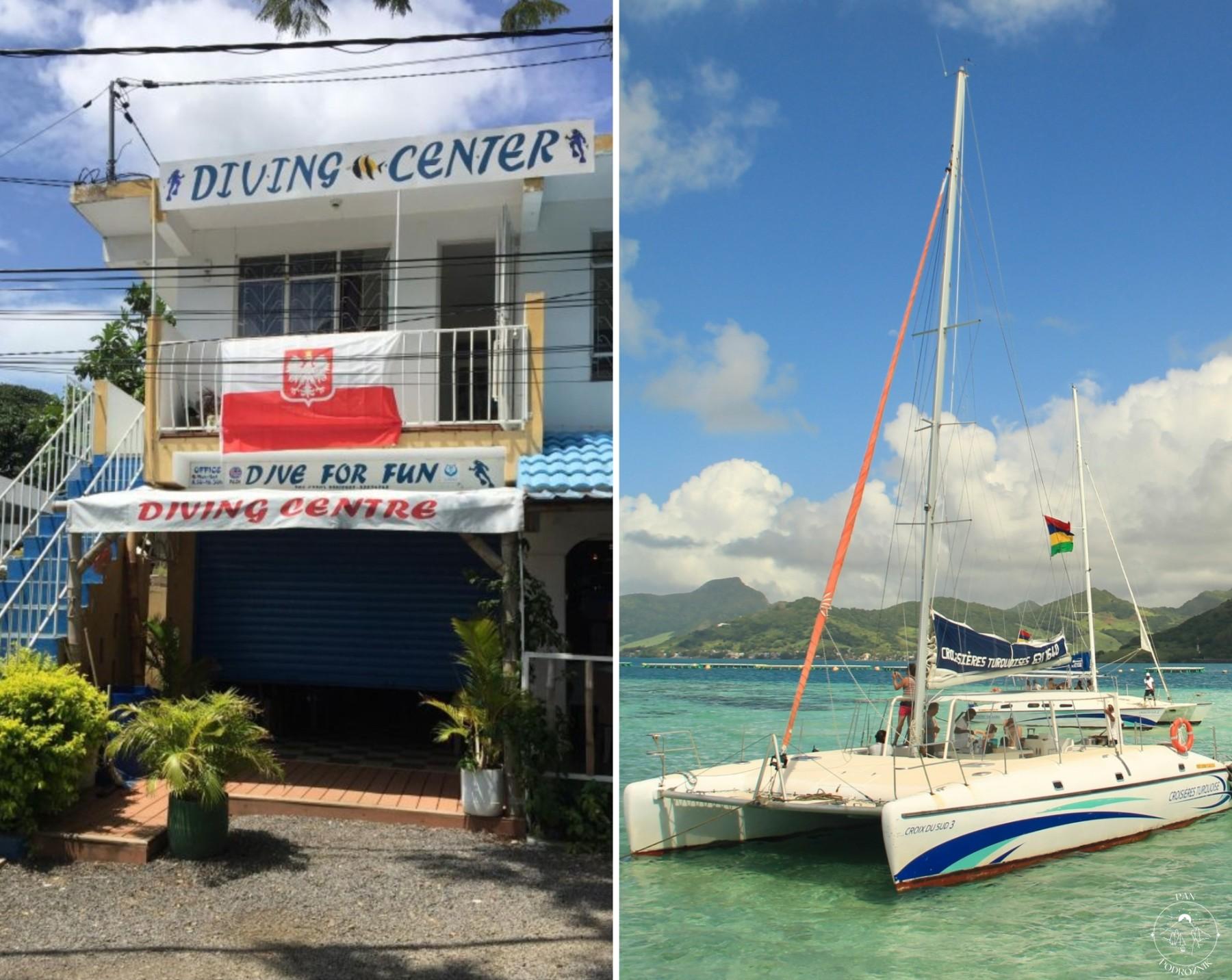 Centrum nurkowe Wojtka na Mauritiusie (c) panpodroznik.com