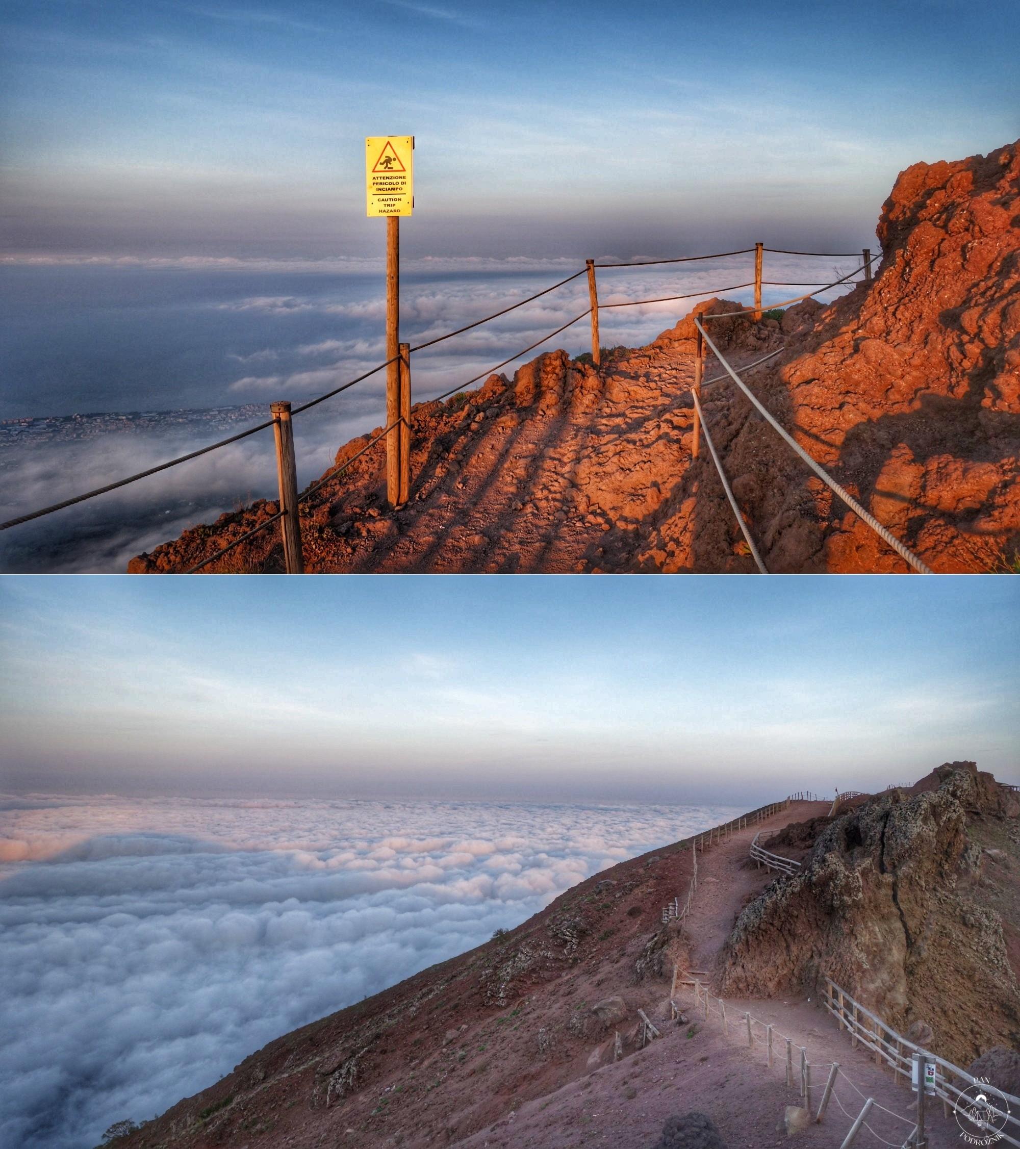 Spacer w chmurach na Wezuwiuszu (c) panpodroznik.com