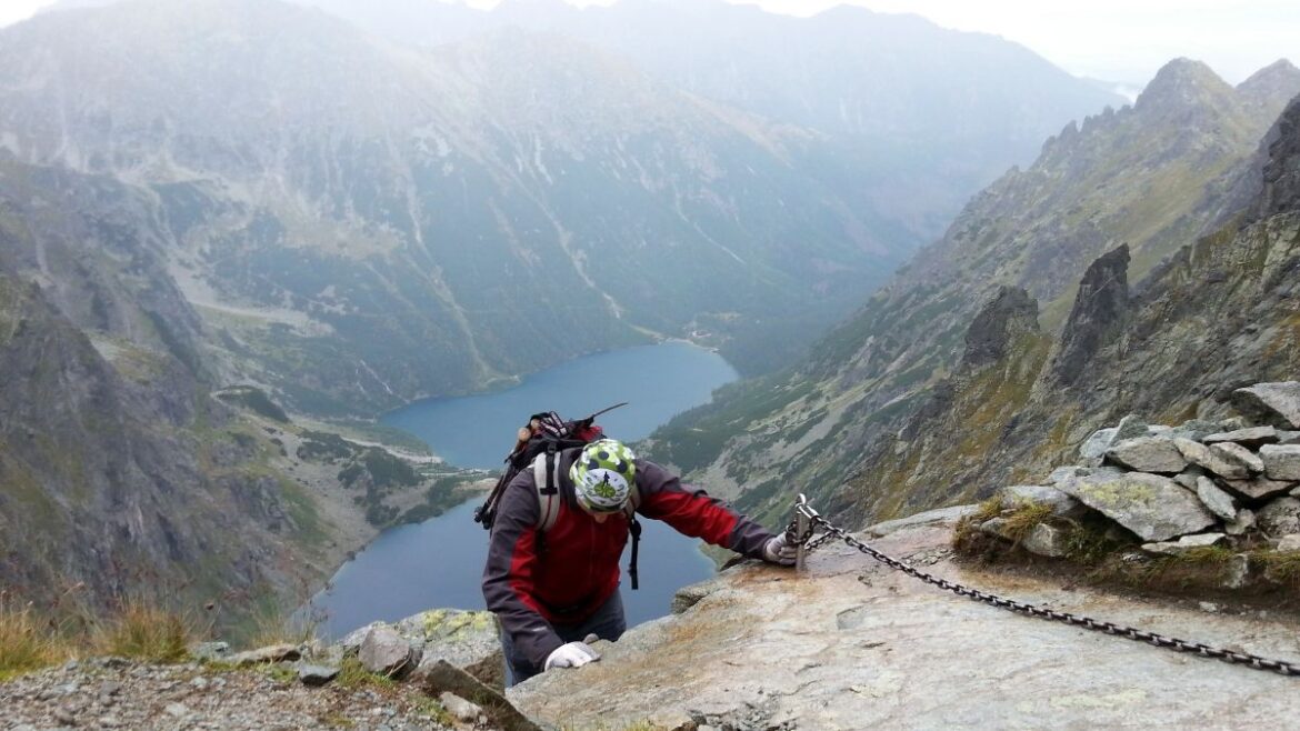 Paweł Kunz podczas zdobywania KGP (c) panpodroznik.com