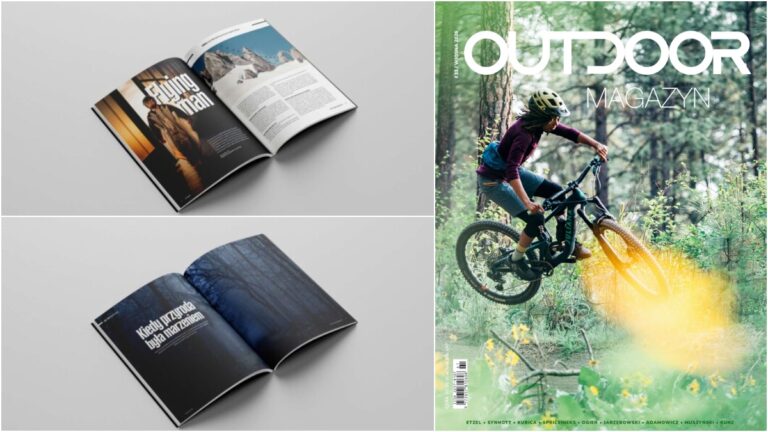 Outdoor Magazyn (33): felieton „Beneluks, czyli pociągiem przez krainę nizin” Outdoor Magazyn 33 okładka (c) OM, panpodroznik.com