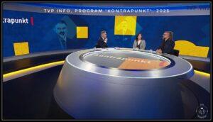 Antena live w telewizji TVP Info, program "Kontrapunkt"