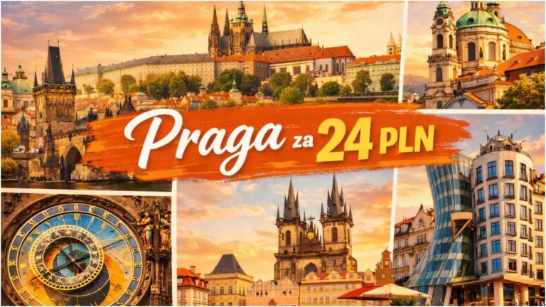 Na weekend do Pragi za 24 PLN w dwie strony (z Krakowa). Powrót świetnej promocji Praga banner (c) panpodroznik.com
