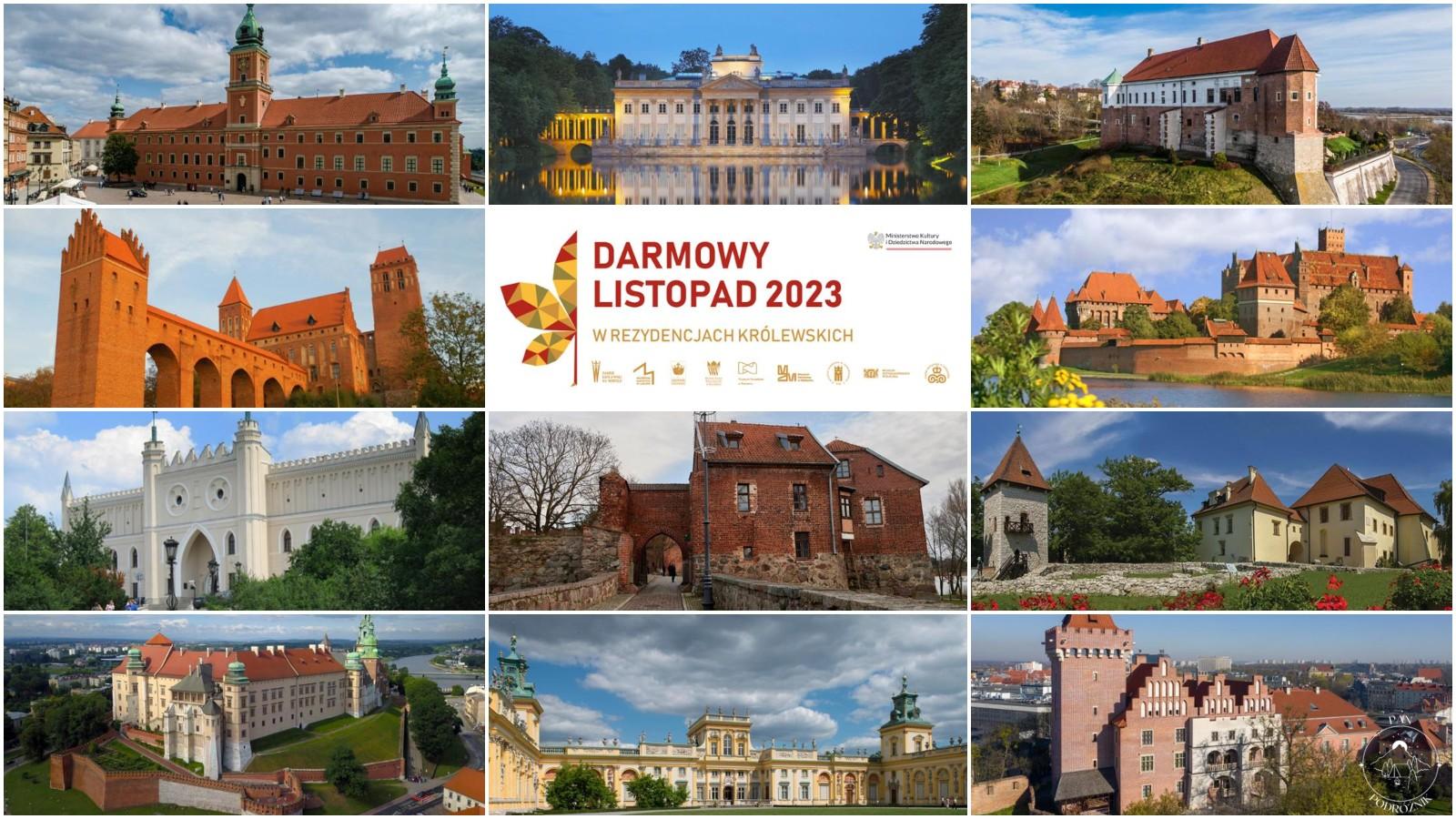 Akcja Darmowy Listopad 2023 (c) panpodroznik.com